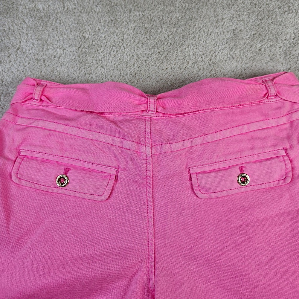 Women's‎ NWT's Y2K Juicy Couture Ultra Light Fuchsia Boyfriend Shorts Size 2 - Picture 6 of 7
